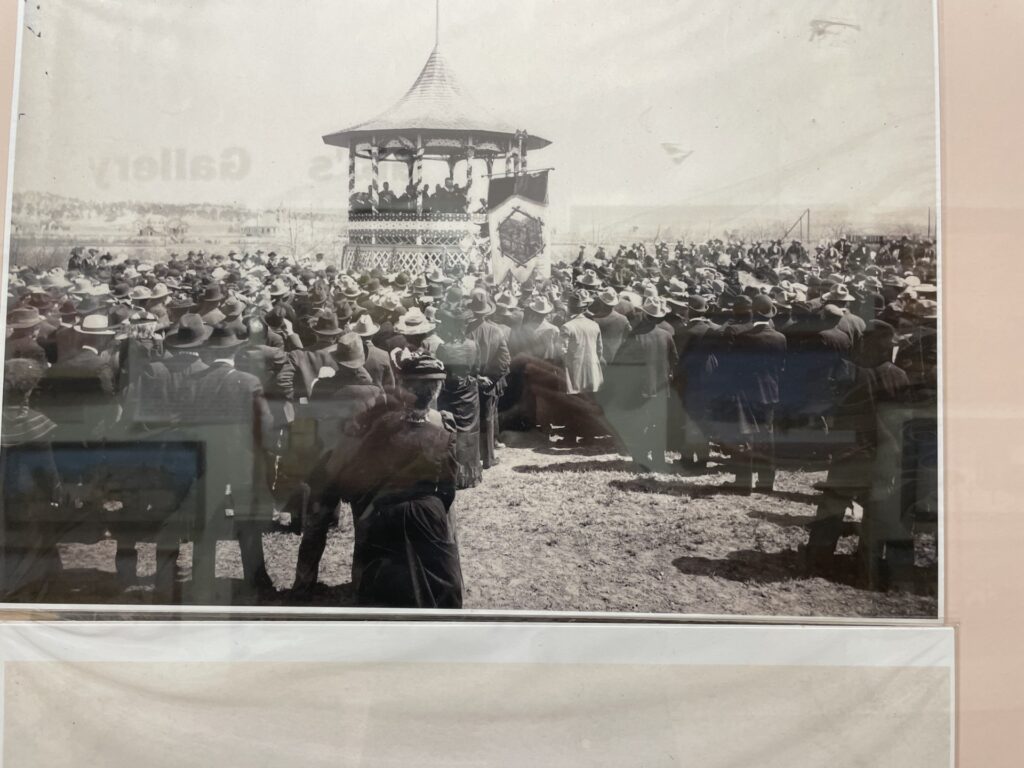 Teddy Roosevelt visits Edgemont